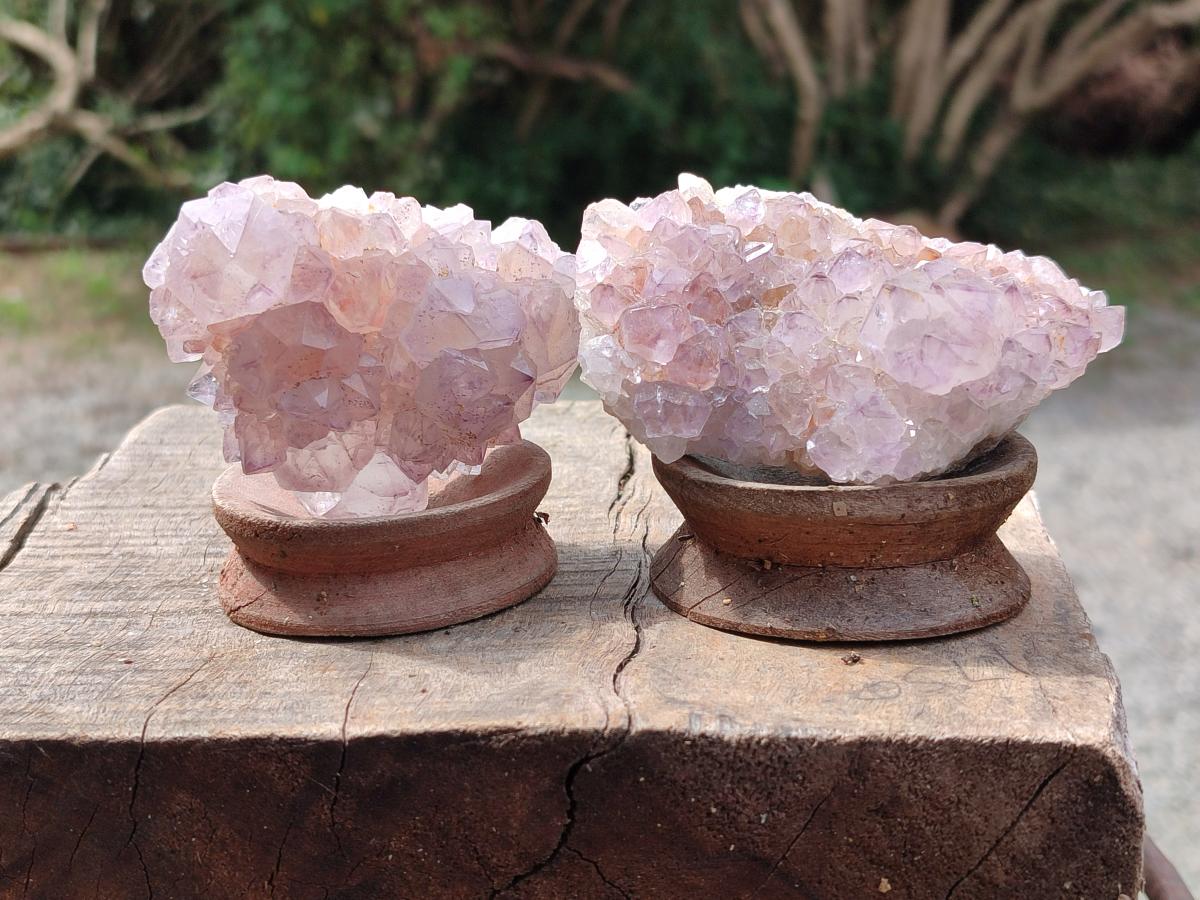 Natural Amethyst Spirit Clusters x 12 From Boekenhouthoek, South Africa - Toprock Gemstones and Minerals 
