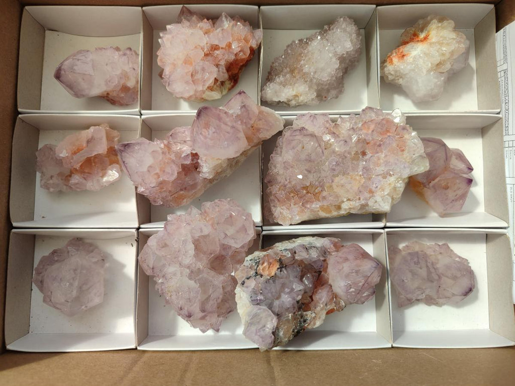 Natural Amethyst Spirit Clusters x 12 From Boekenhouthoek, South Africa - Toprock Gemstones and Minerals 