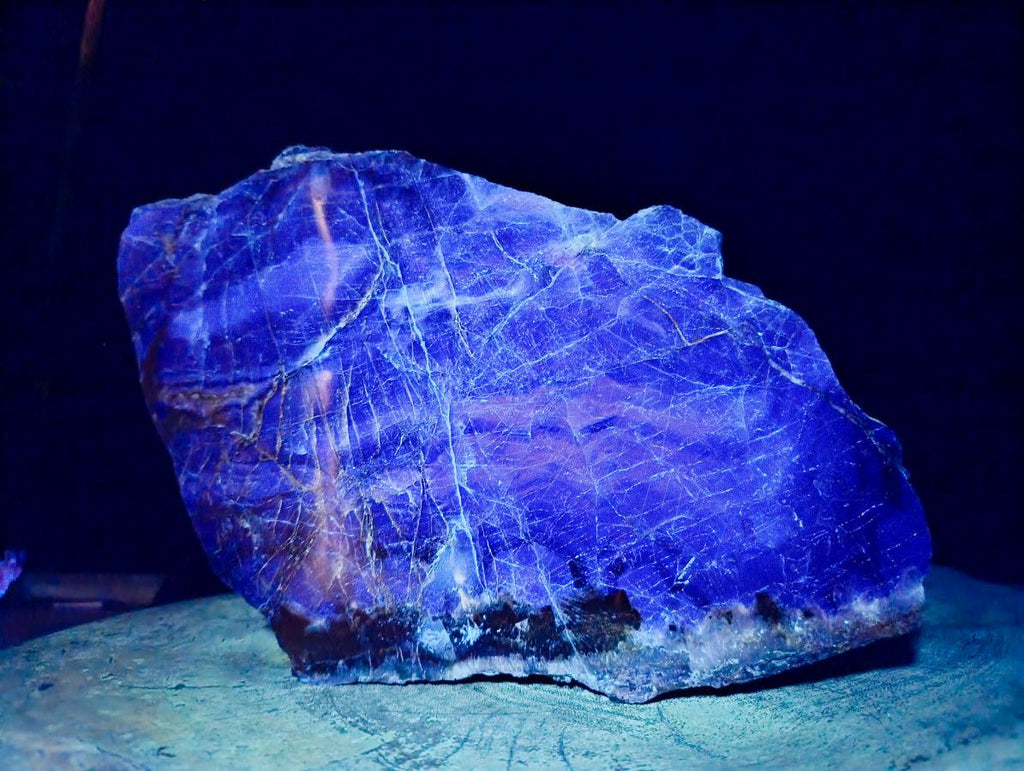 Polished Large Watermelon Fluorite Slice x 1 From Uis, Namibia - Toprock Gemstones and Minerals 
