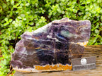 Polished Large Watermelon Fluorite Slice x 1 From Uis, Namibia - Toprock Gemstones and Minerals 