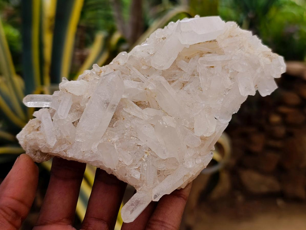 Natural Quartz Clusters x 13 From Madagascar - Toprock Gemstones and Minerals 