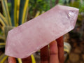 Polished Double Terminated Gemmy Rose Quartz Crystals x 6 From Madagascar - Toprock Gemstones and Minerals 
