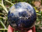 Polished Iolite Water Sapphire Spheres x 4 From North Cape, South Africa - Toprock Gemstones and Minerals 