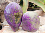 Polished Stichtite Standing Free Forms x 2 From Barberton, South Africa - Toprock Gemstones and Minerals 