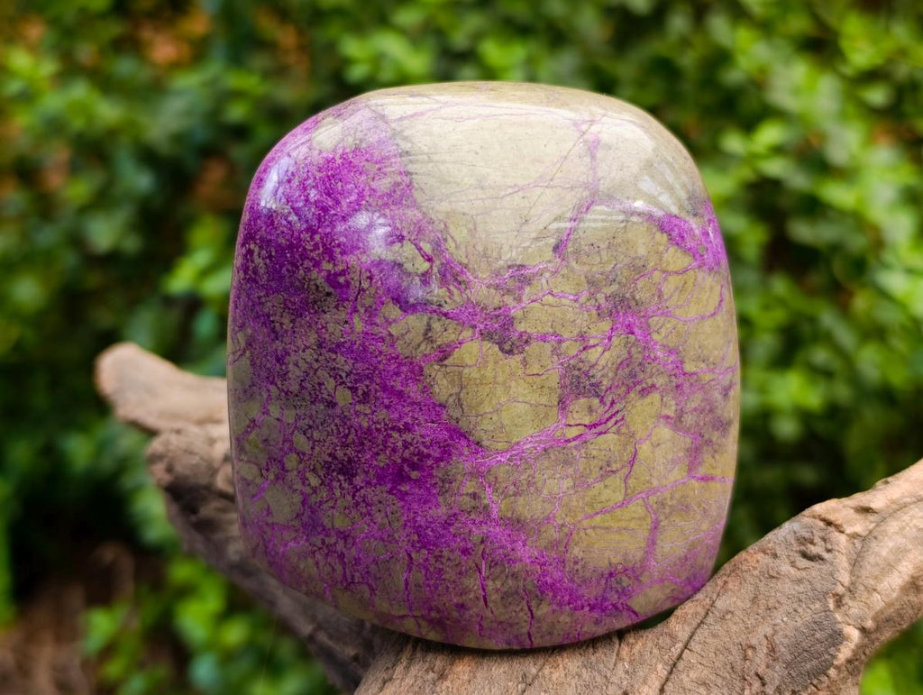 Polished Stichtite Standing Free Forms x 2 From Barberton, South Africa - Toprock Gemstones and Minerals 