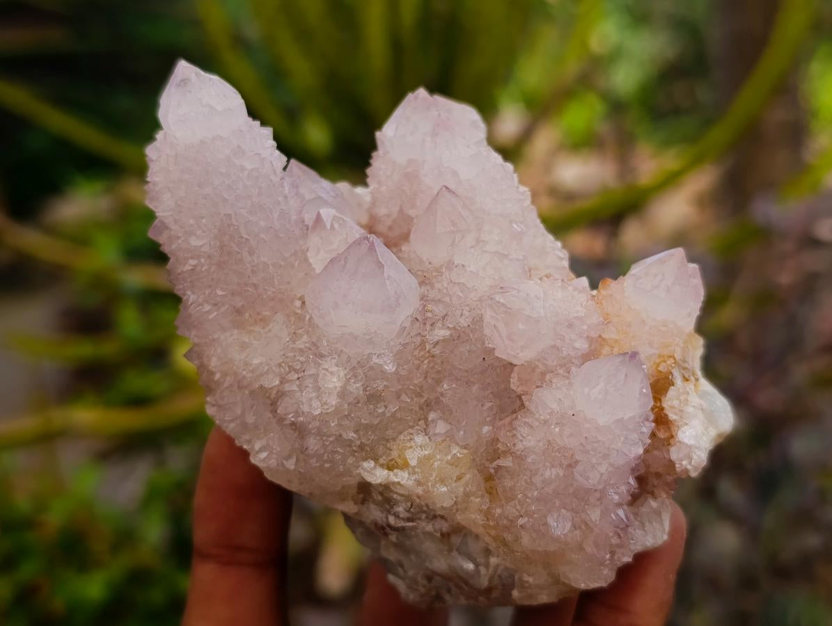Natural Pale Lilac Amethyst Spirit Quartz Clusters x 6 From Boekenhouthoek, South Africa - Toprock Gemstones and Minerals 