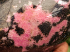 Polished Rhodonite Standing Free Forms x 4 From Ambindavato, Madagascar - Toprock Gemstones and Minerals 