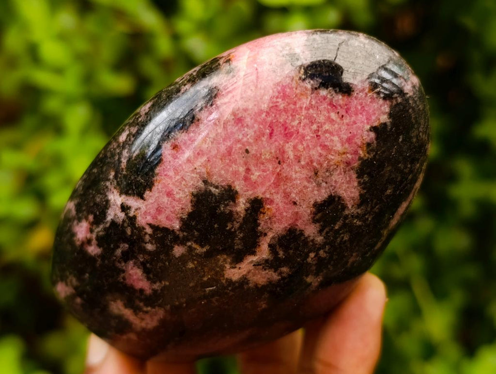 Polished Rhodonite Standing Free Forms x 4 From Ambindavato, Madagascar - Toprock Gemstones and Minerals 