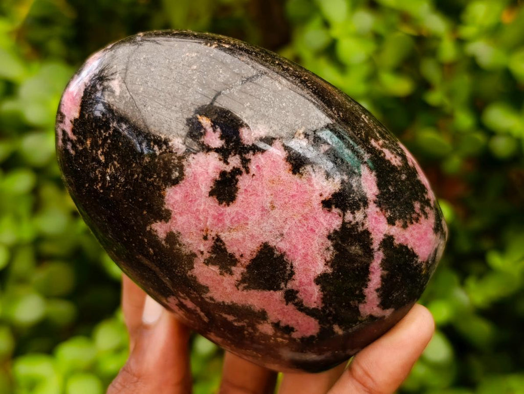 Polished Rhodonite Standing Free Forms x 4 From Ambindavato, Madagascar - Toprock Gemstones and Minerals 