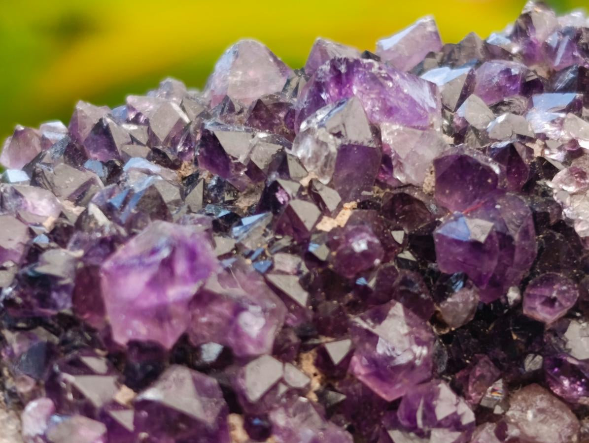 Natural Dark Purple Amethyst Quartz Crystal Plates x 35 From Boekenhouthoek, South Africa - Toprock Gemstones and Minerals 