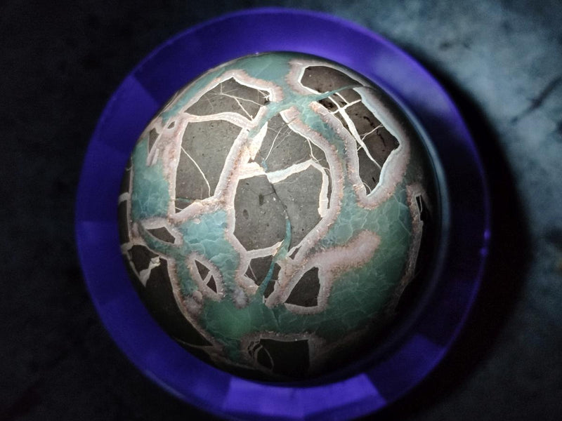 Polished Septerye Spheres x 5 From Mahajanga, Madagascar - Toprock Gemstones and Minerals 