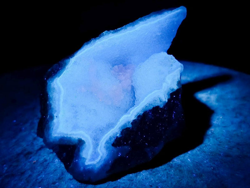 Natural Blue Lace Agate Geode Specimens x 6 From Nsanje, Malawi - Toprock Gemstones and Minerals 