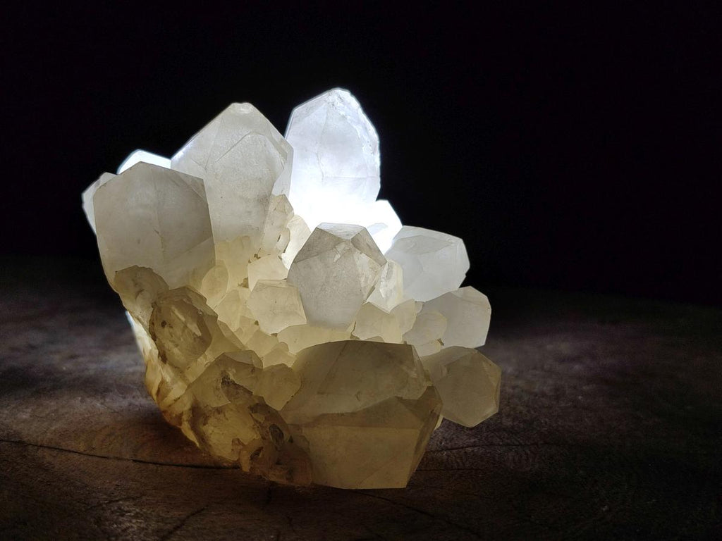 Natural Frosted Quartz Crystals and Clusters x 8 From Madagascar - Toprock Gemstones and Minerals 