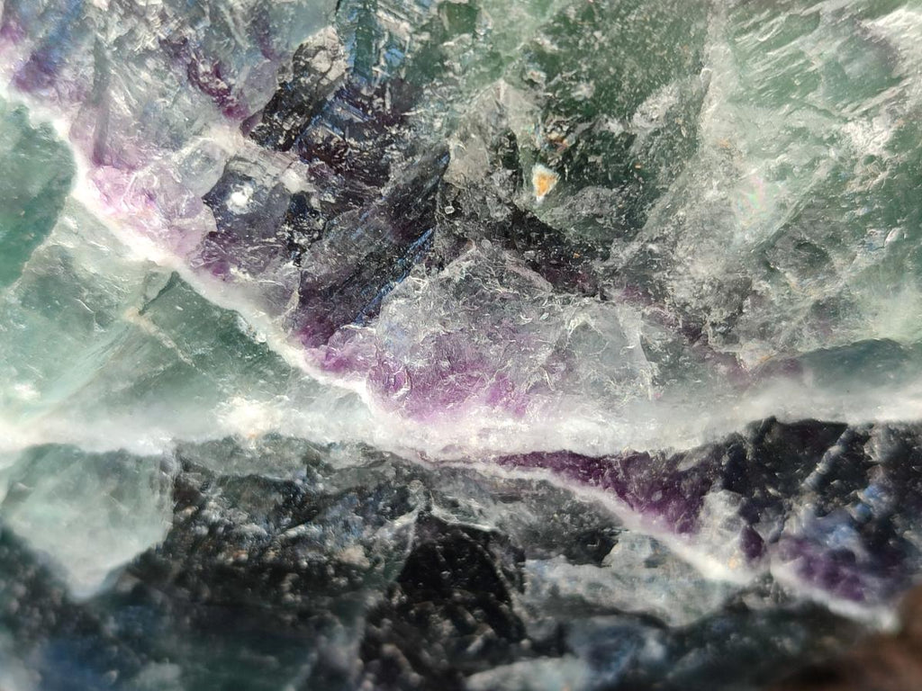 Natural Watermelon Fluorite Cobbed Specimens x 6 From Uis, Namibia - Toprock Gemstones and Minerals 