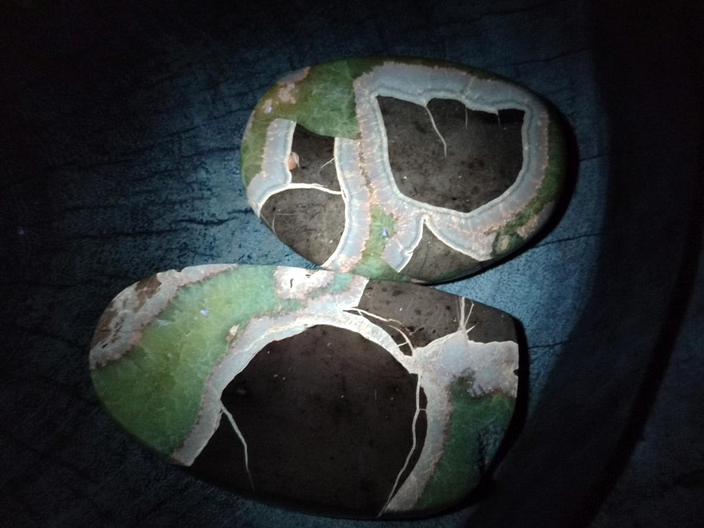 Polished Septerye Slices x 12 From Mahajanga, Madagascar - Toprock Gemstones and Minerals 