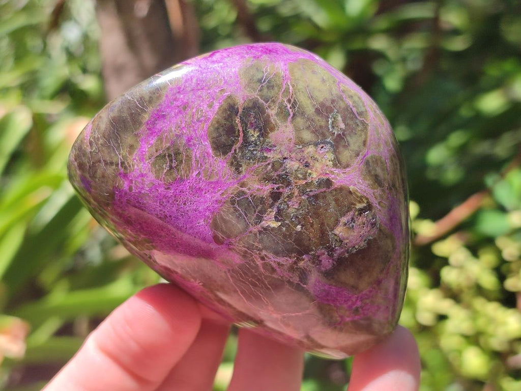 Polished Stichtite Standing Free Forms x 4 From Barberton, South Africa - Toprock Gemstones and Minerals 