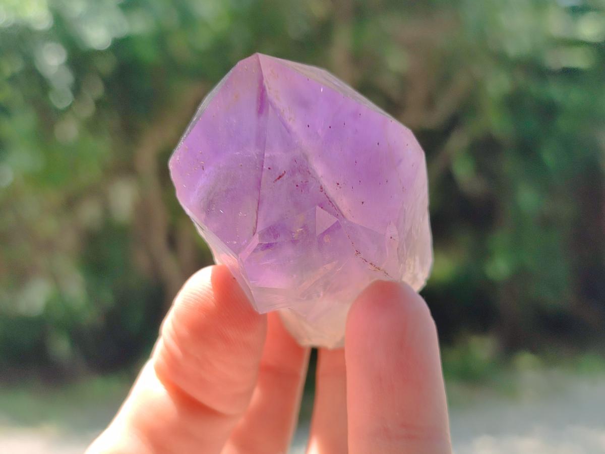 Natural Jacaranda Amethyst Crystal Clusters and Crystals x 12 From Mumbwa, Zambia - Toprock Gemstones and Minerals 