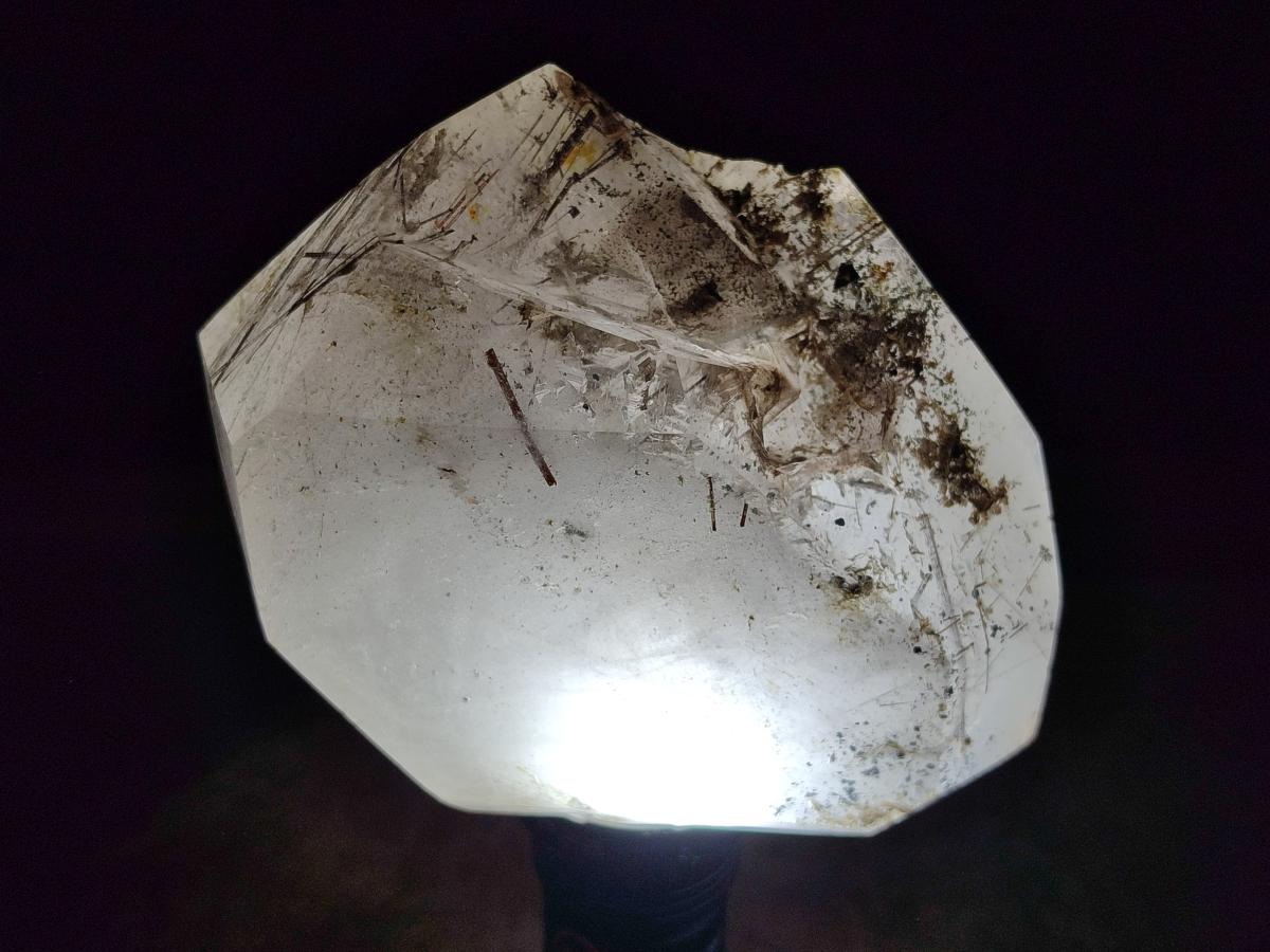 Polished Quartz Crystals with Rutile Inclusions x 2 From Madagascar - Toprock Gemstones and Minerals 