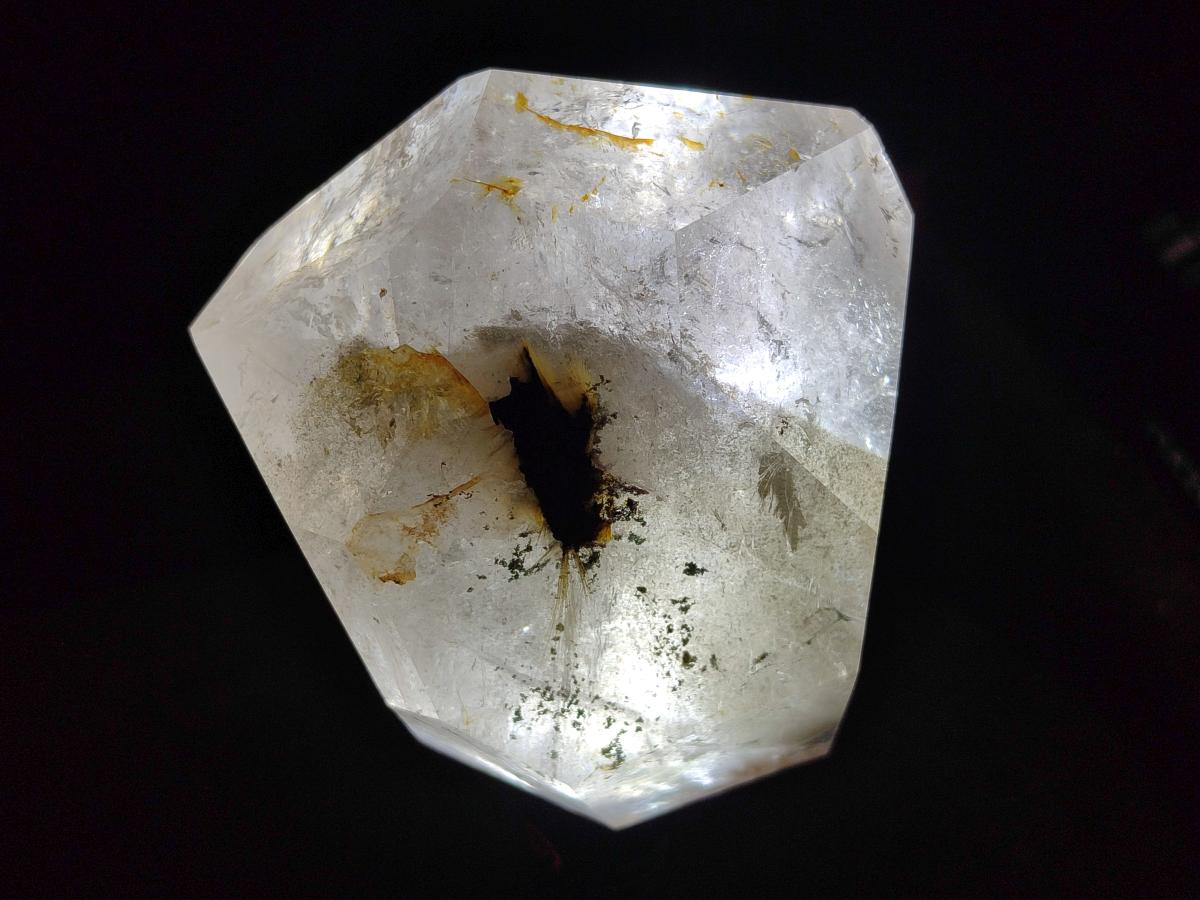 Polished Quartz Crystals with Rutile Inclusions x 2 From Madagascar - Toprock Gemstones and Minerals 