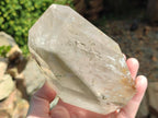 Polished Quartz Crystals with Rutile Inclusions x 2 From Madagascar - Toprock Gemstones and Minerals 