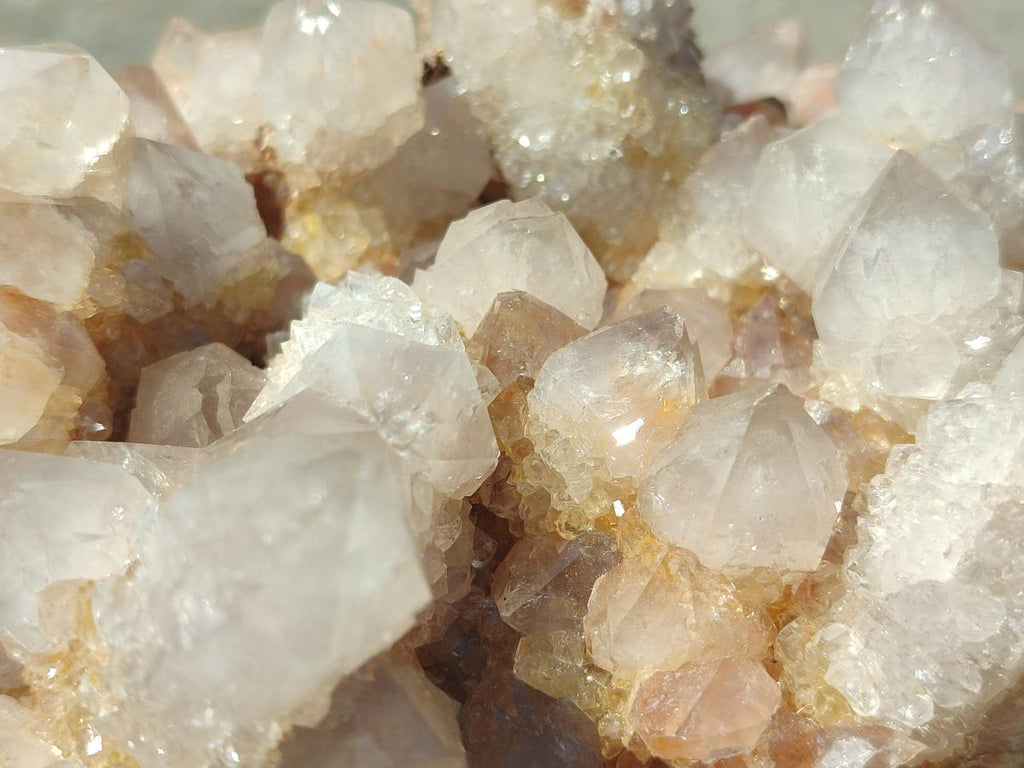 Natural Limonite Tinted Smokey Spirit Quartz Cluster x 1 From Boekenhouthoek, South Africa - Toprock Gemstones and Minerals 