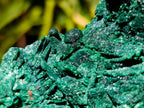 Natural Silky Malachite Specimens x 2 From Kasompe, Congo - Toprock Gemstones and Minerals 