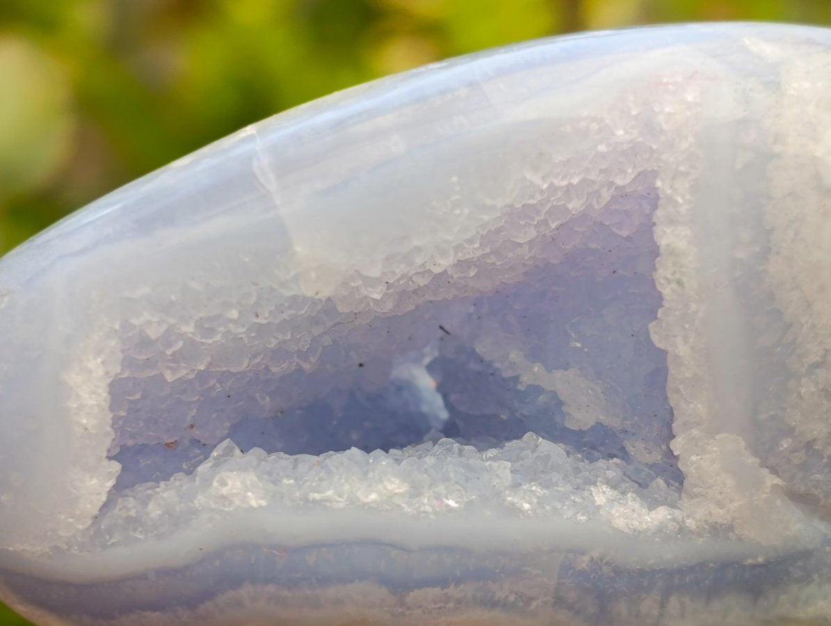Polished Blue Lace Agate Free Forms x 6 From Nsanje, Malawi - Toprock Gemstones and Minerals 