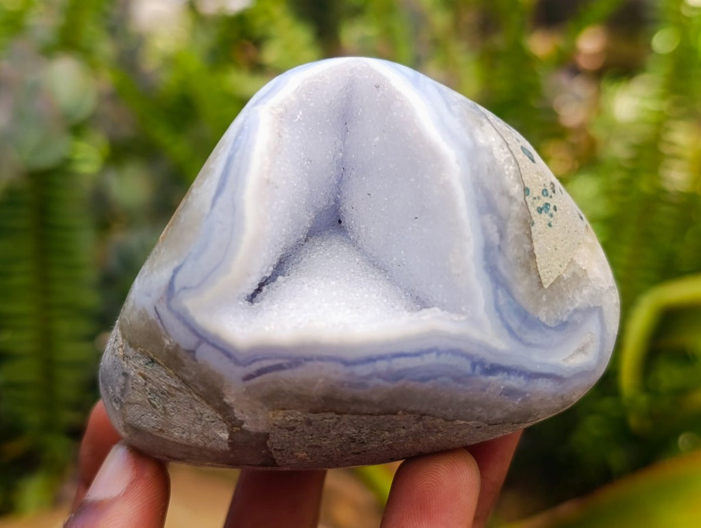 Polished Blue Lace Agate Free Forms x 6 From Nsanje, Malawi - Toprock Gemstones and Minerals 