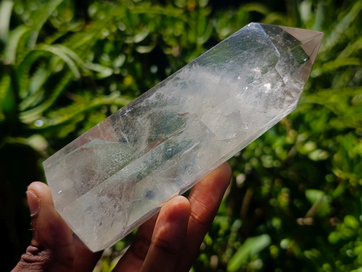 Polished Clear Quartz Display Crystals x 3 From Madagascar - Toprock Gemstones and Minerals 