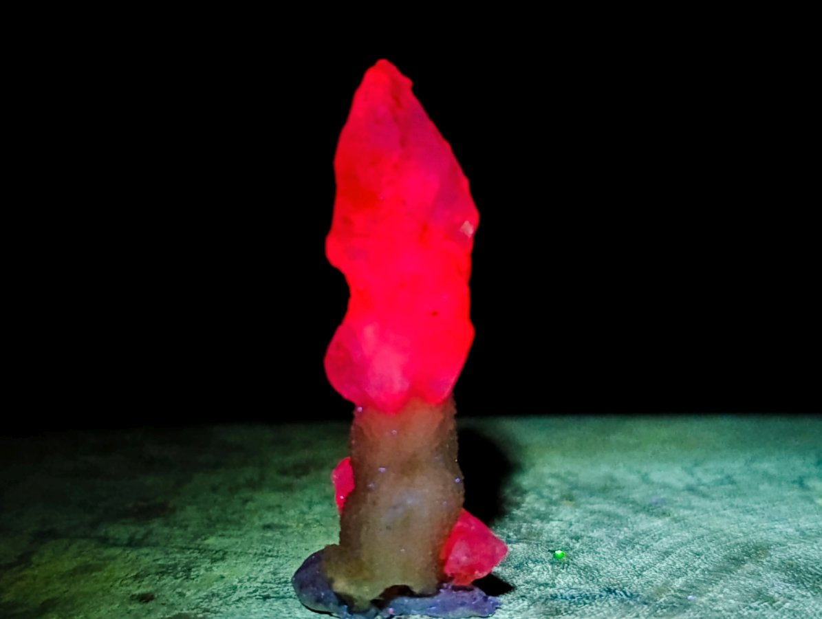 Natural Drusy Quartz Coated Spearhead Calcite Crystals x 12 From Albert's Mountain, Lesotho - Toprock Gemstones and Minerals 