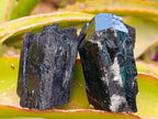 Natural Schorl Black Tourmaline with Feldspar Specimens x 12 From Erongo, Namibia - Toprock Gemstones and Minerals 