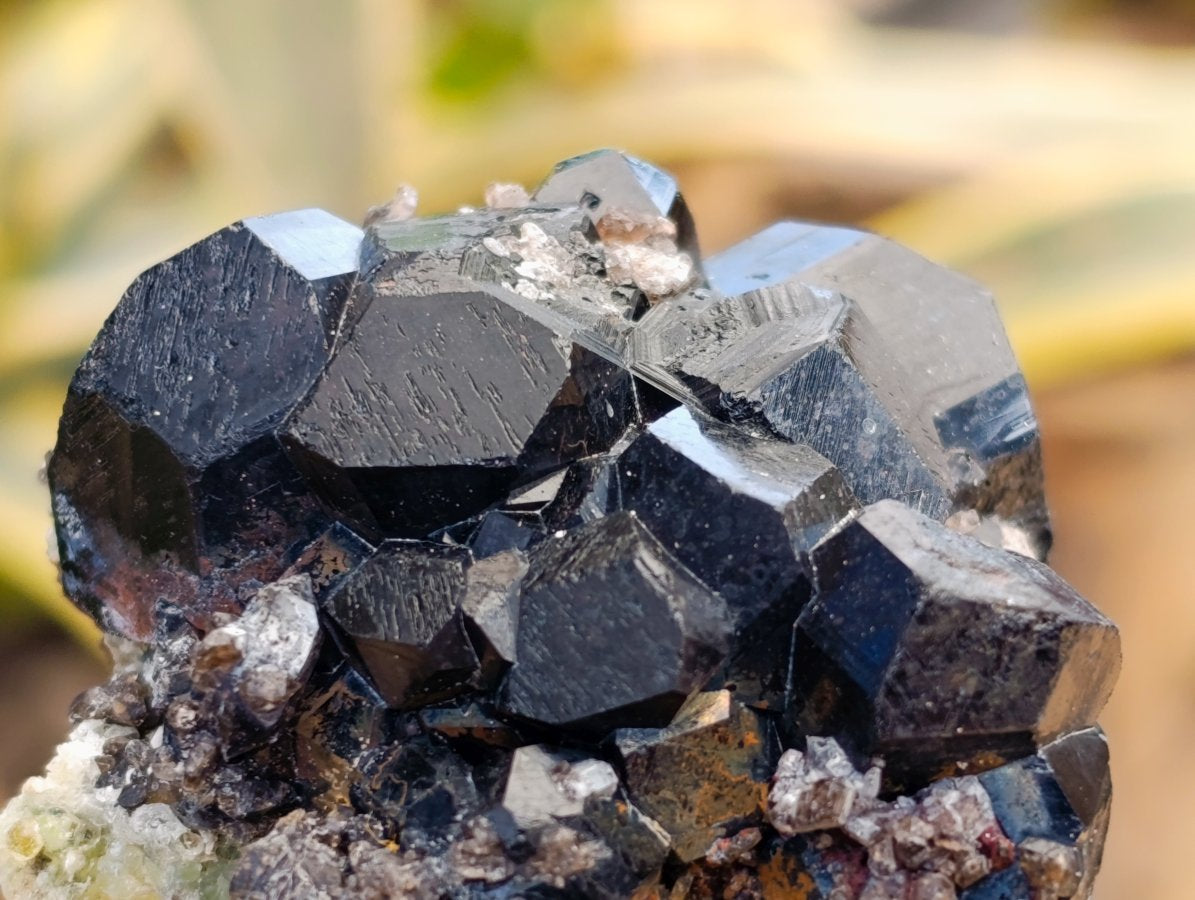 Natural Schorl Black Tourmaline with Feldspar Specimens x 12 From Erongo, Namibia - Toprock Gemstones and Minerals 