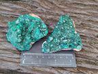 Natural Dioptase on Dolomite Specimens x 3 From Likasi, Congo - Toprock Gemstones and Minerals 