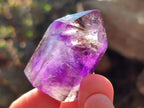 Polished Amethyst Window Crystals x 20 From Akansobe, Madagascar - Toprock Gemstones and Minerals 