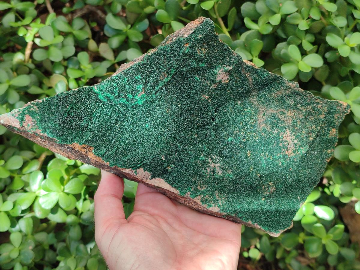 Natural Large Crystalline Botryoidal Malachite Specimen x 1 From Congo - Toprock Gemstones and Minerals 