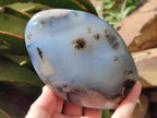 Polished Dendritic Agate Standing Free Forms x 2 From Moralambo, Madagascar - Toprock Gemstones and Minerals 