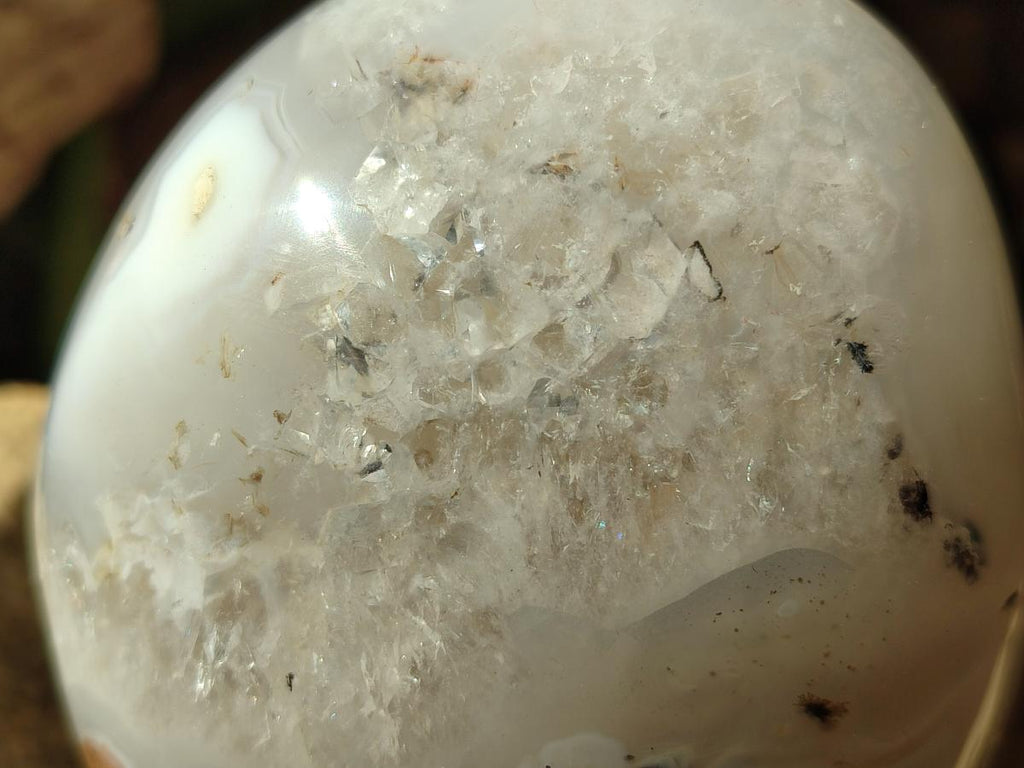 Polished Dendritic Agate Standing Free Forms x 2 From Moralambo, Madagascar - Toprock Gemstones and Minerals 