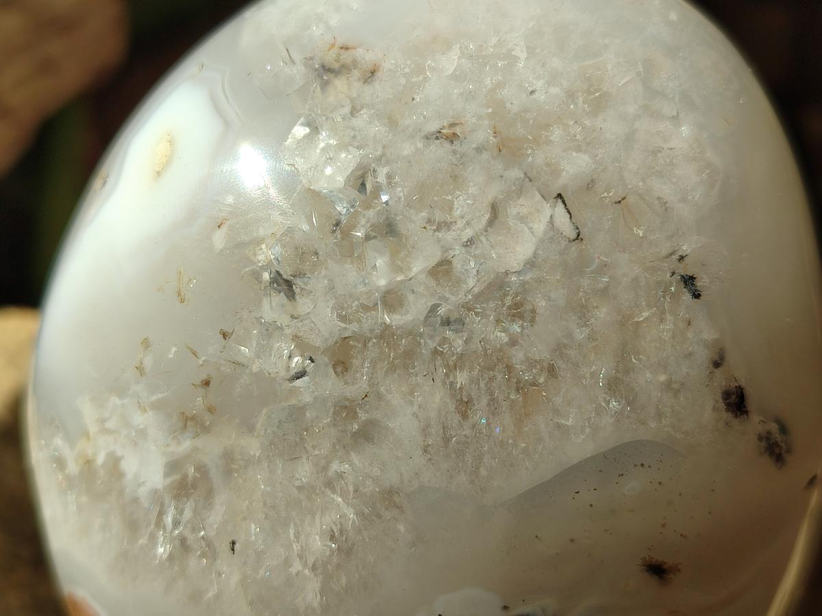 Polished Dendritic Agate Standing Free Forms x 2 From Moralambo, Madagascar - Toprock Gemstones and Minerals 