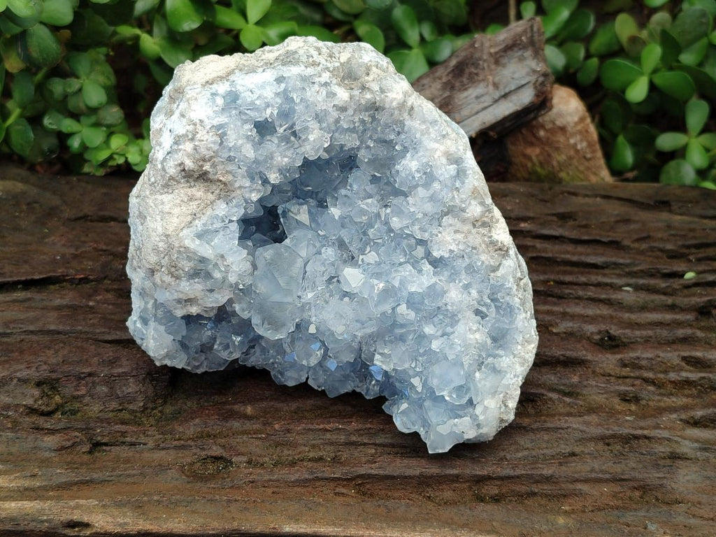 Natural Large Blue Celestite Geode Specimen x 1 From Sakoany, Madagascar - Toprock Gemstones and Minerals 