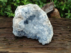 Natural Large Blue Celestite Geode Specimen x 1 From Sakoany, Madagascar - Toprock Gemstones and Minerals 