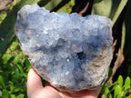 Natural Large Blue Celestite Geode Specimen x 1 From Sakoany, Madagascar - Toprock Gemstones and Minerals 