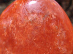 Polished Large Orange Calcite Standing Free Form x 1 From Madagascar - Toprock Gemstones and Minerals 