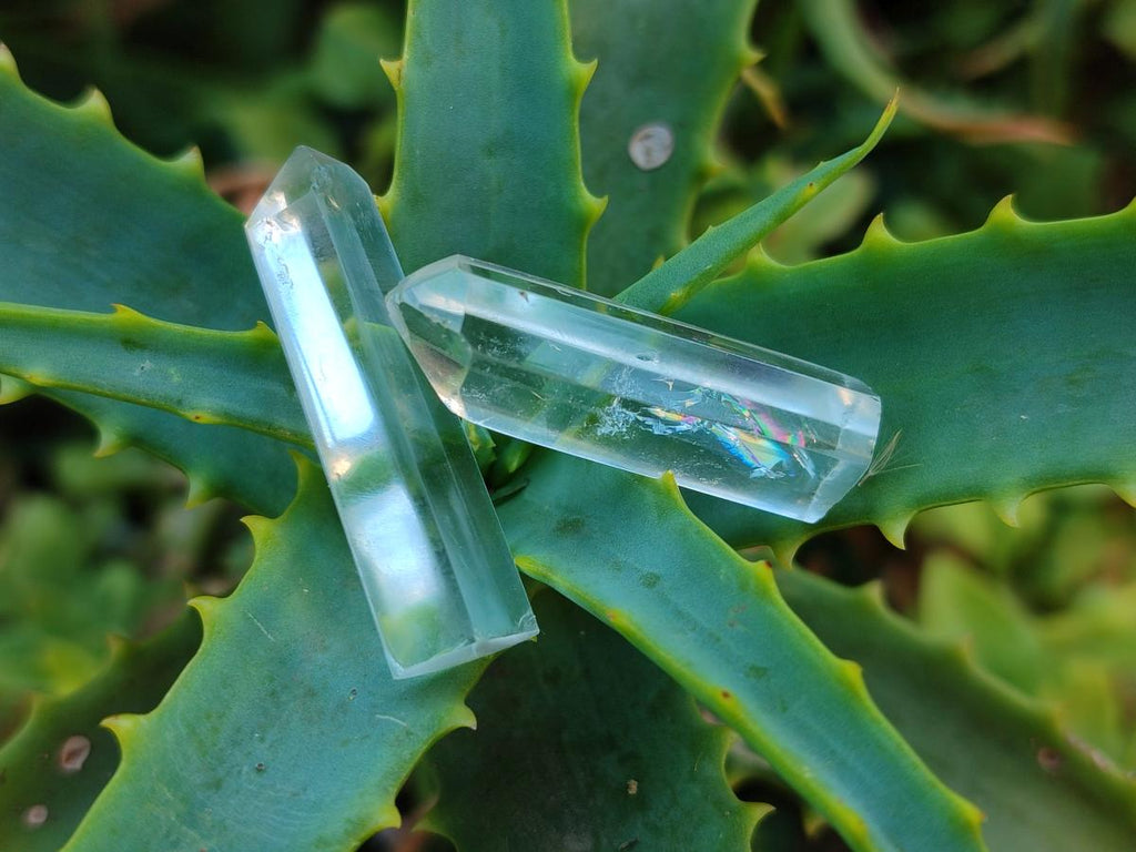 Polished Small Clear Quartz Jewellery Crystals x 35 From Madagascar - Toprock Gemstones and Minerals 