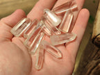 Polished Small Clear Quartz Jewellery Crystals x 35 From Madagascar - Toprock Gemstones and Minerals 