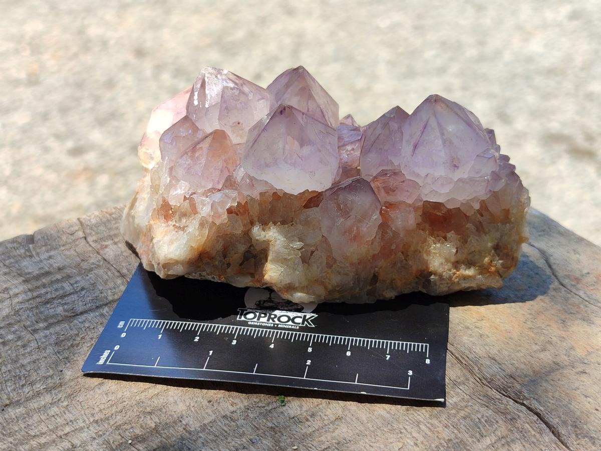 Natural Sunburst Amethyst Spirit Clusters x 2 From Boekenhouthoek, South Africa - Toprock Gemstones and Minerals 