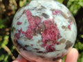 Polished Rubellite Pink Tourmaline Spheres x 2 From Ambatondrazaka, Madagascar - Toprock Gemstones and Minerals 