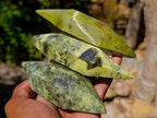 Polished Double Terminated Leopard Stone Crystals x 24 From Zimbabwe - Toprock Gemstones and Minerals 