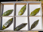 Polished Double Terminated Leopard Stone Crystals x 24 From Zimbabwe - Toprock Gemstones and Minerals 