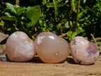 Polished Flower Agate Hearts x 12 From Antsahalova, Madagascar - Toprock Gemstones and Minerals 