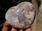 Polished Flower Agate Hearts x 12 From Antsahalova, Madagascar - Toprock Gemstones and Minerals 